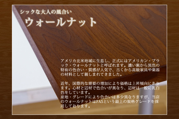 素材(ウォールナット)